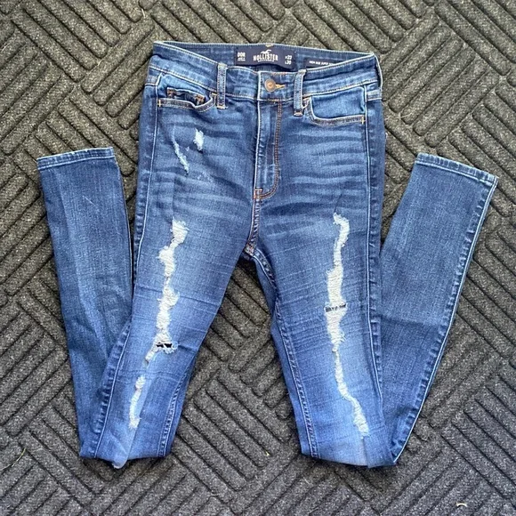 Hollister high rise super skinny jeans - Picture 1 of 6